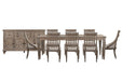 Lancaster - 10 Piece Extendable Rectangular Dining Table Set Magnussen Furniture