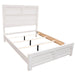 Transitional Bed With High Headboard Home Essentials