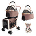 Double Pet Stroller For Dogs And Cats Daily Nest