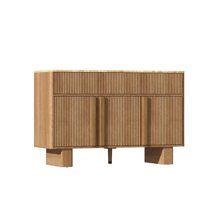 Curved Credenza, Wide Storage Cabinet For Dining Room Home Essentials