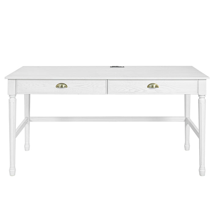 Modern Writing Desk With Drawers For Home Office Noble House