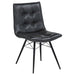 Tufted Back Dining Chairs (Set of 4) - Black Furniture Max