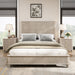 Platform Bed Frame With Tall Headboard Home Essentials