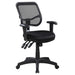 Swivel Office Chair Armrests Ergonomic Design, Adjustable Height And Tilt - Black Furniture Max