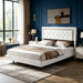 Platform Bed Frame With Adjustable Upholstered Headboard, RGB LED Lights, No Box Spring Needed Home Essentials