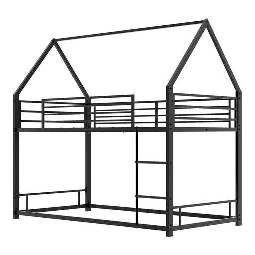 Bunk Bed With Safety Guardrails, No Box Spring Needed Home Essentials