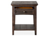Westley Falls - Rectangular End Table - Graphite Magnussen Furniture