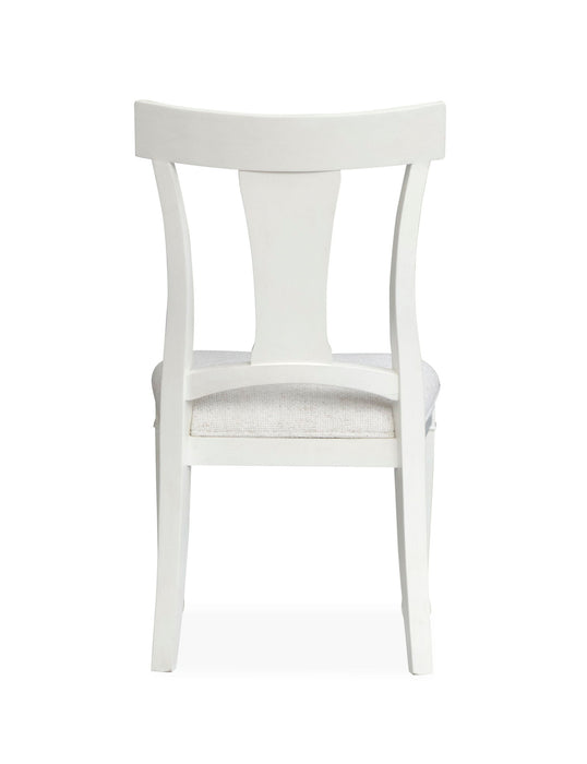 Kingston - Upholstered Side Chair (Set of 2) - Whisper White And Cerused Nutmeg Magnussen Furniture