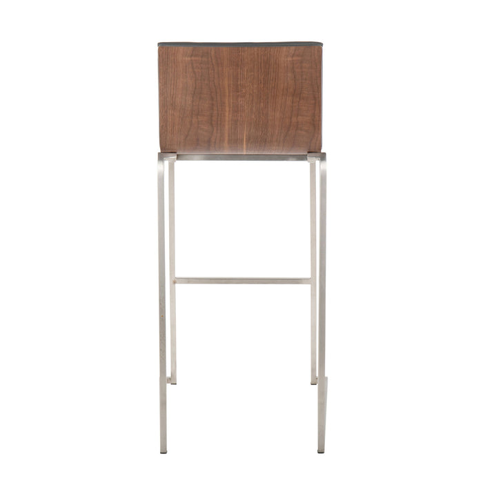 Mason Mara - Contemporary Fixed Height Barstool (Set of 2) Lumi Source
