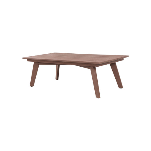 Outdoor Coffee Table, Wide Tabletop For Patio - Brown Home Essentials