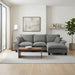 Modular Sectional Sofa With Movable Ottoman & Pillows Home Essentials