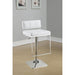 Alameda - Adjustable Bar Stool - White Furniture Max