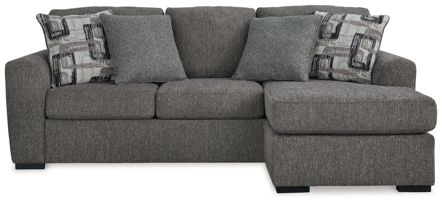 Gardiner - Sofa Chaise - Pewter Signature Design by Ashley®