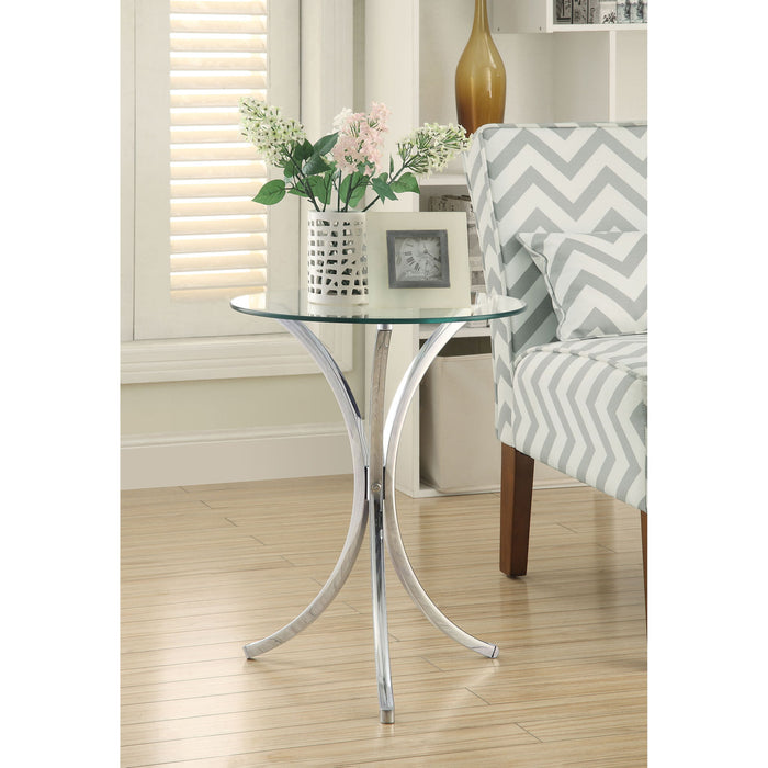 Claudia - Side Table - Chrome Furniture Max