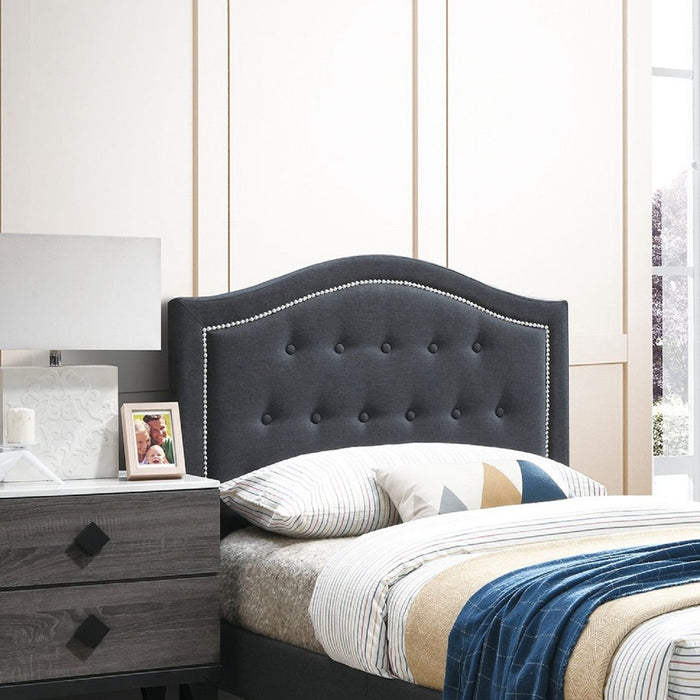 European Style Bed, Button Tufted Headboard Home Essentials