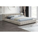 Kinsley - Upholstered Full Platform Bed With Low Profile And Tufted Headboard - Taupe Furniture Max