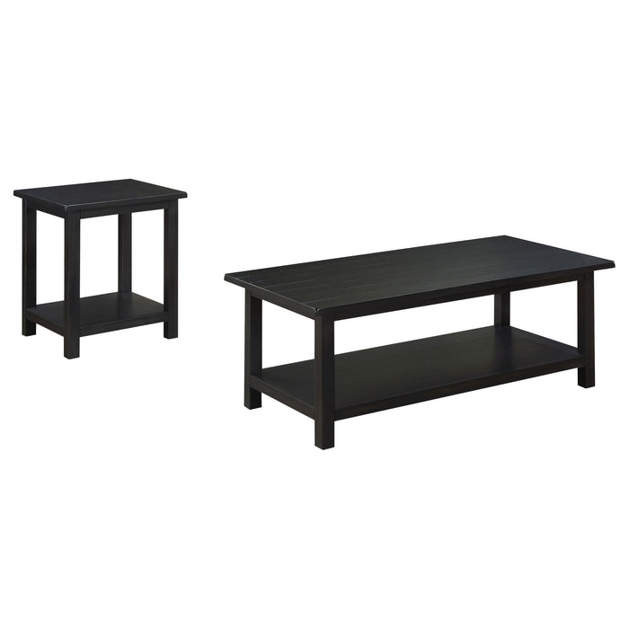 Castleton - Coffee And End Table Set With Storage Furniture Max