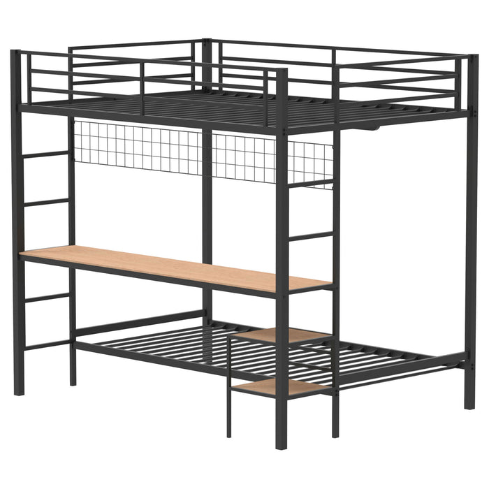 Barham - Workstation Bunk Bed With Integrated Desk Furniture Max
