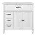 Bathroom Vanity With Sink, 2 Doors 2 Drawers, Freestanding Design Noble House