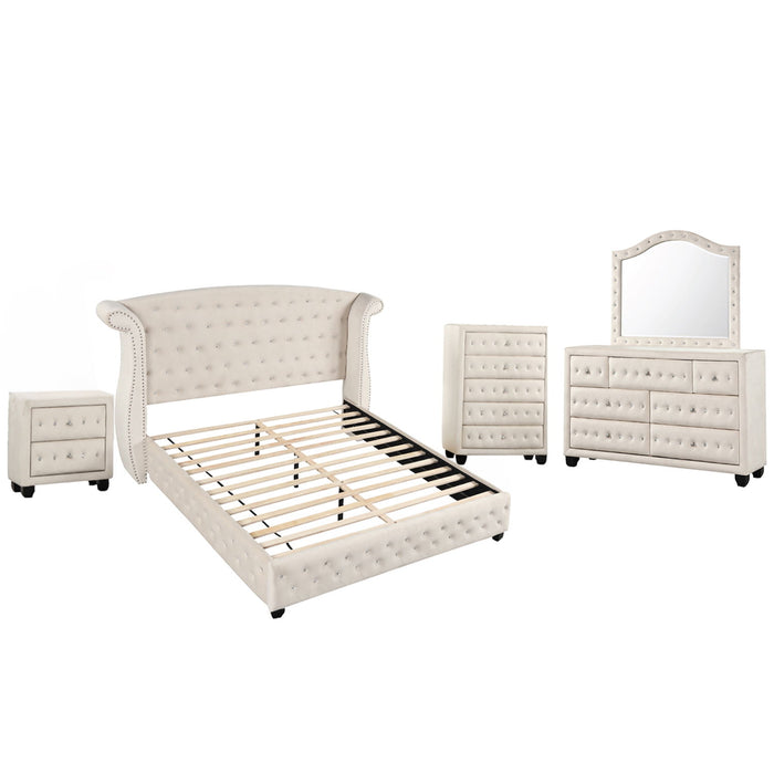 Sophia - Upholstered Bedroom Set Matrix Furniture Group