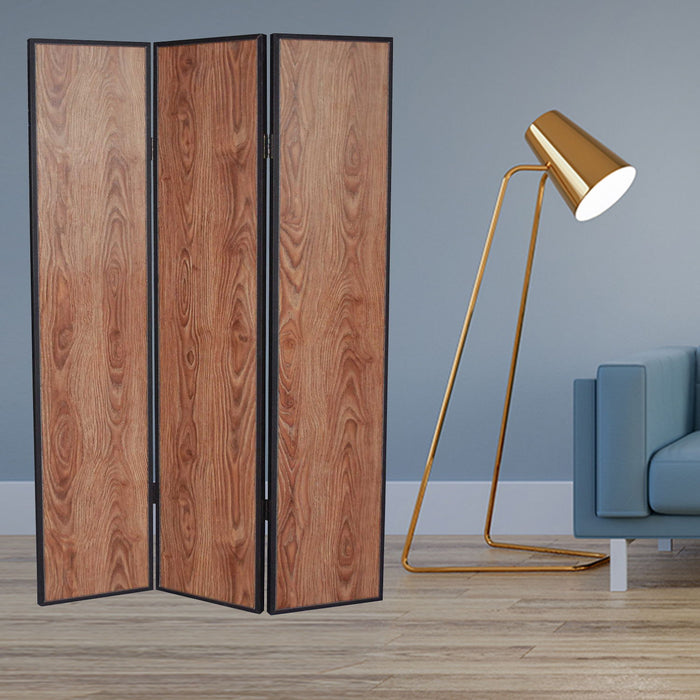 47" x 71" Wood Screen - Brown