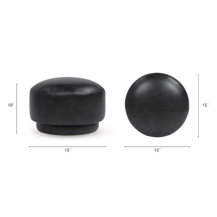 Fuji - Mushroom Footstool Ottoman With Compact Design Jennifer Taylor Home