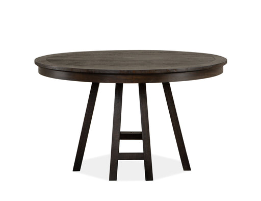 Westley Falls - Round Dining Table - Graphite Magnussen Furniture