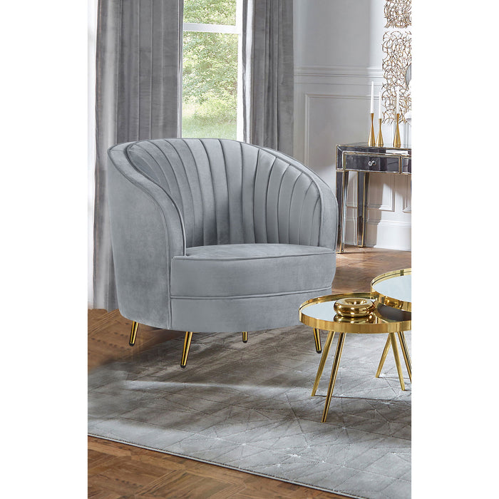 Tufted Upholstered Lounge Seating Chair Furniture Max