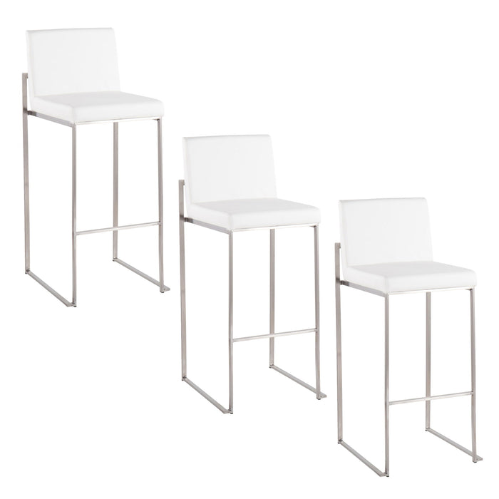 Fuji - Contemporary And Modern Elegance High Back Barstool Lumi Source