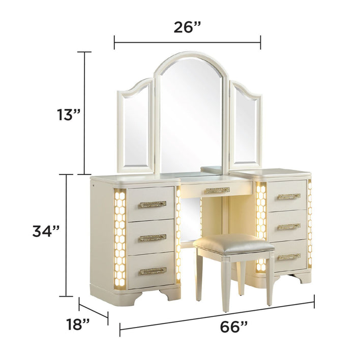 Jasmine - LED Bedroom Set Matrix Furniture Group