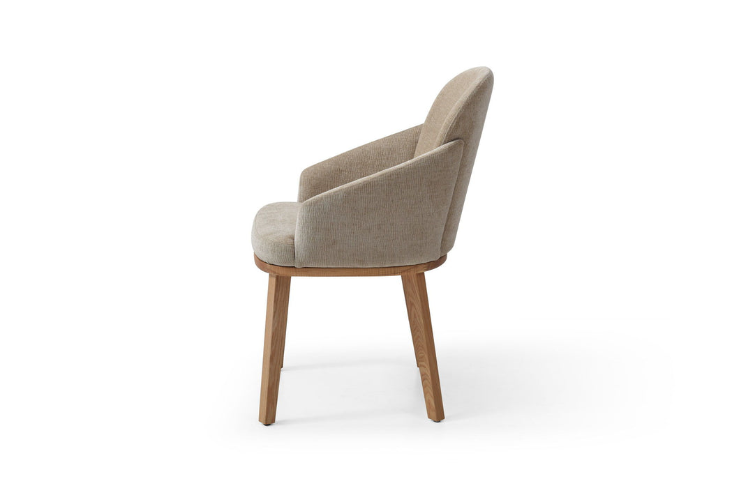 1449 - Fabric Chair - Beige Extravaganza Collection