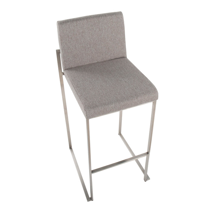 Fuji - Contemporary And Modern Elegance High Back Barstool Lumi Source