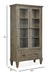 Lancaster - Door Bookcase - Dove Tail Gray Magnussen Furniture