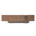Bristol Point - Media Cabinet - Saddle Brown Michael Amini