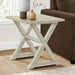 Compact Accent End Table, Square, Transitional 8th Street