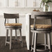 Stool With Natural Seagrass Seat Home Essentials
