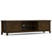 Burlington - Low TV Media Stand - Mahogany Simpli-Home