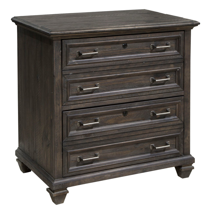 Sutton Place - Lateral File - Weathered Charcoal Magnussen Furniture