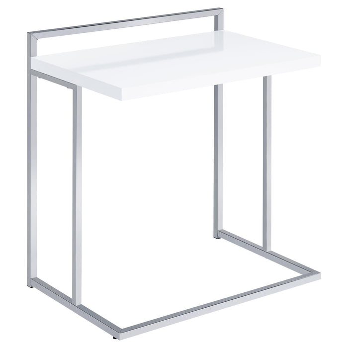 Rectangular Top Snack Table - White Furniture Max