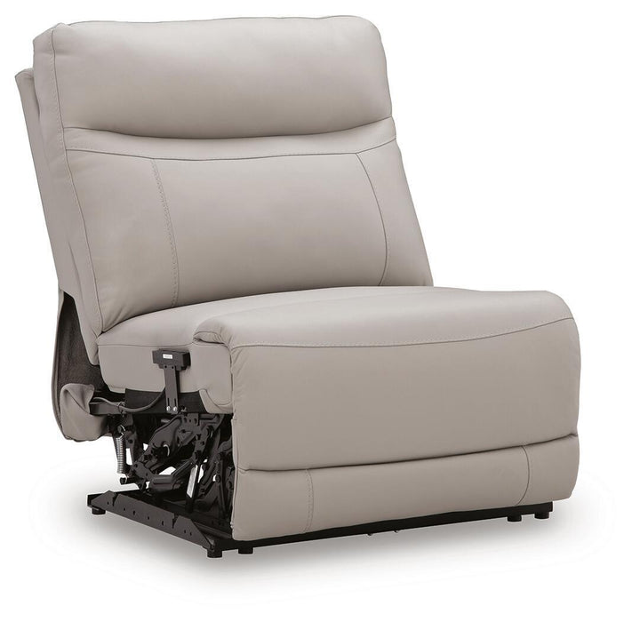 Gravier - Power Armless Recliner With Adjustable Headrest - Gray Benchcraft®