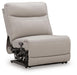 Gravier - Power Armless Recliner With Adjustable Headrest - Gray Benchcraft®