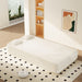Modern Floor Sofa With 2 Pillows, Twin Size For Living Room Home Essentials