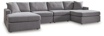 Modmax - U-Shaped Sectional - Granite Signature Design by Ashley®