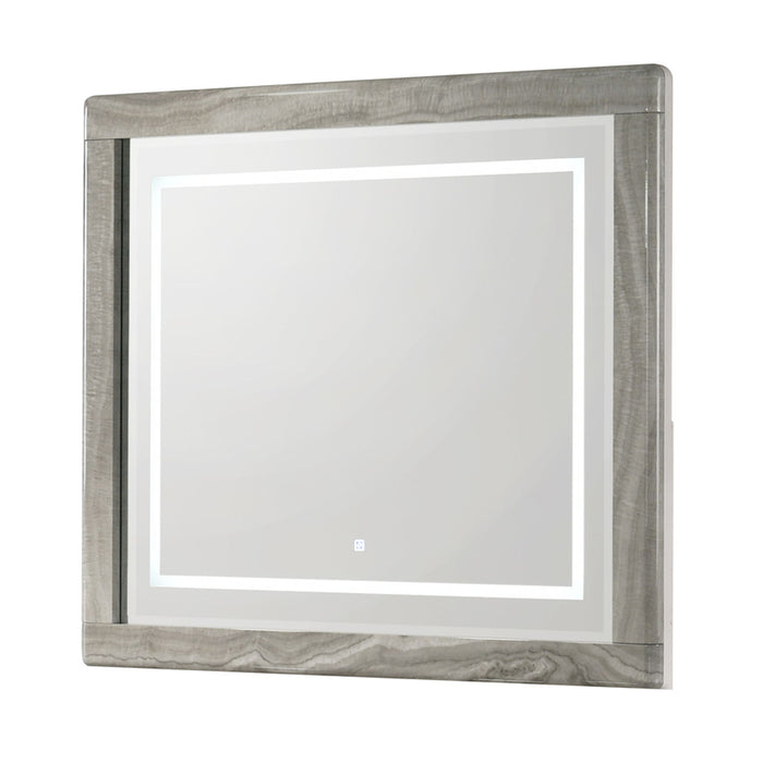 Jazz - LED Mirror With Touch Sensor Switch (Dresser Not Included) - White Matrix Furniture Group