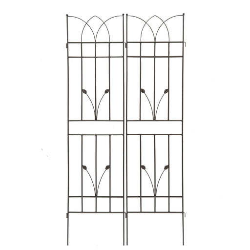 Metal Garden Trellis Rustproof For Climbing Plants Outdoor Flower Support Daily Nest