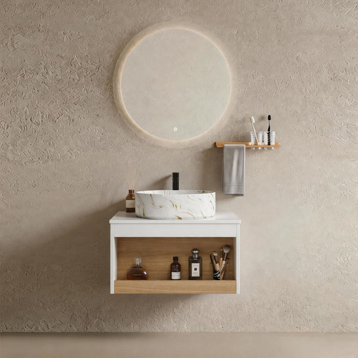 Floating Bathroom Vanity With Vessel Sink Home Essentials