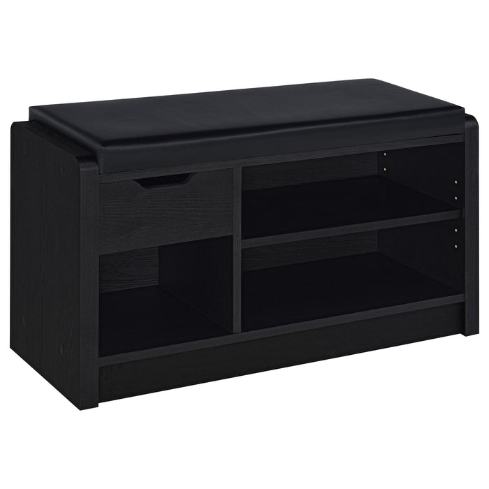 Astor - Open Shelf Storage Bench