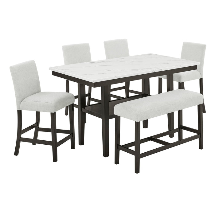 Carissa - Rectangle Counter Dining Set New Classic