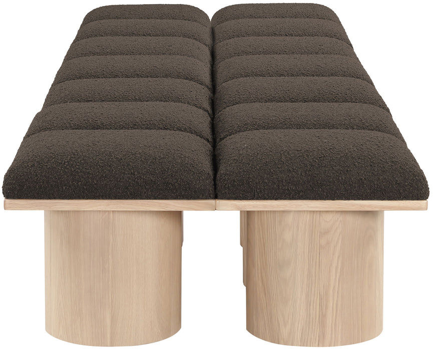 Pavilion - 14 Piece Modular Bench With Natural Base Meridian Furniture