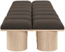 Pavilion - 14 Piece Modular Bench With Natural Base Meridian Furniture